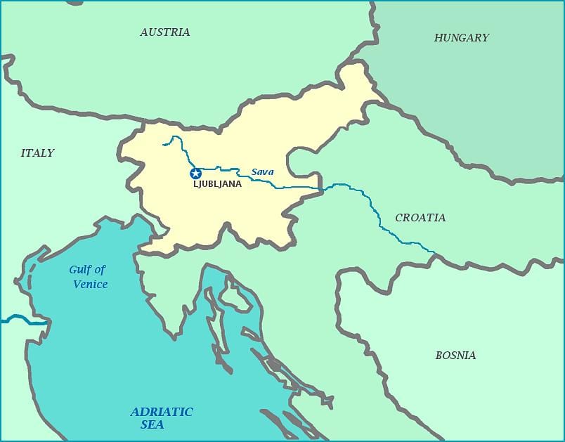 Kat jeyografik nan Sloveni kòt