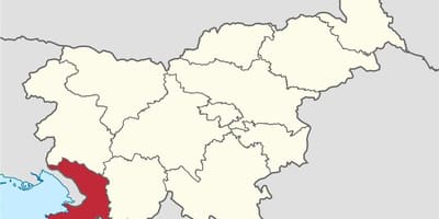 Kat jeyografik nan karstik Sloveni