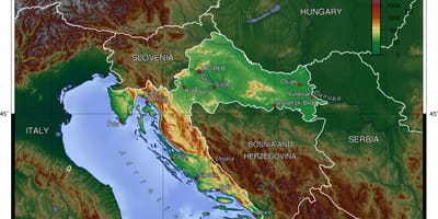 Kat jeyografik topografik nan Sloveni
