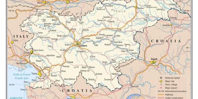 Kat jeyografik nan Sloveni lavil